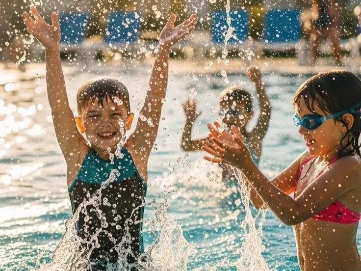 Os splashes na piscina não precisam esperar.